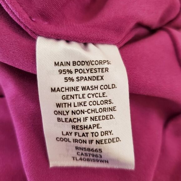 Leith Square Neck Tank Top sz 1X in Purple Atrium - NEW - Picture 12 of 12